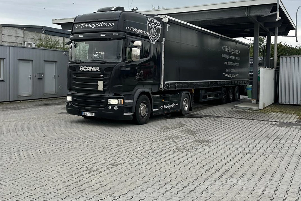 camion Scania pentru transport marfuri international